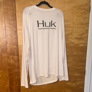 Huk White Performance Fishing Shirt